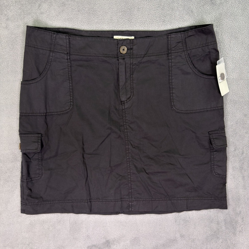 New Merona Skirt Womens 18W Plus Black Mid Length Lightweight Stretch